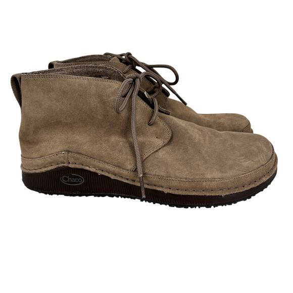 Chaco Paonia Chukka Boots Size 9 Taupe Suede Leather Wool Blend Lining FLAW main image 7